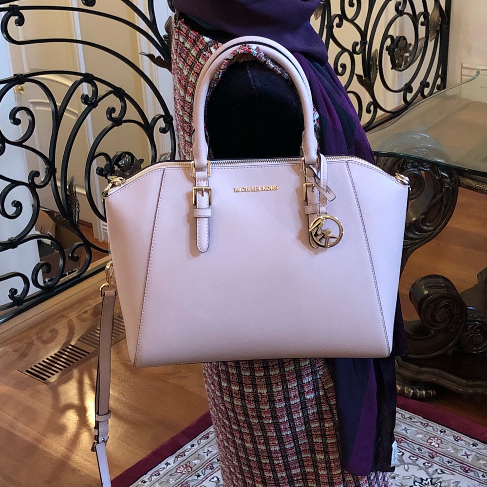 3pcs Michael Kors Large Ciara&wallet&pom pom - Picture 8 of 8